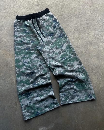 peaceinwar “digital camo” sweatpants