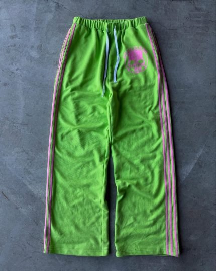 peaceinwar “neon” skull sweats