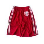 peaceinwar red “skull” shorts