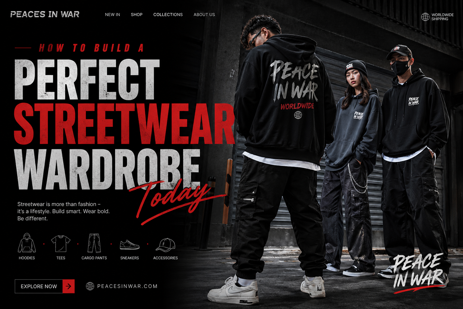Peaceinwar How to Build a Perfect Streetwear Wardrobe Today