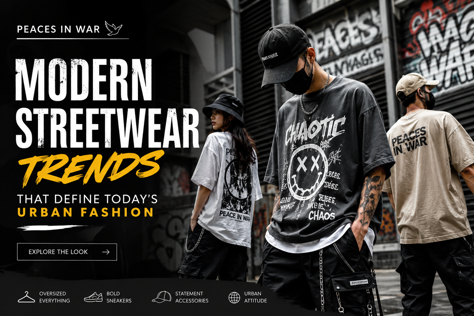 Peaceinwar Modern Streetwear Trends That Define Today’s Urban Fashion