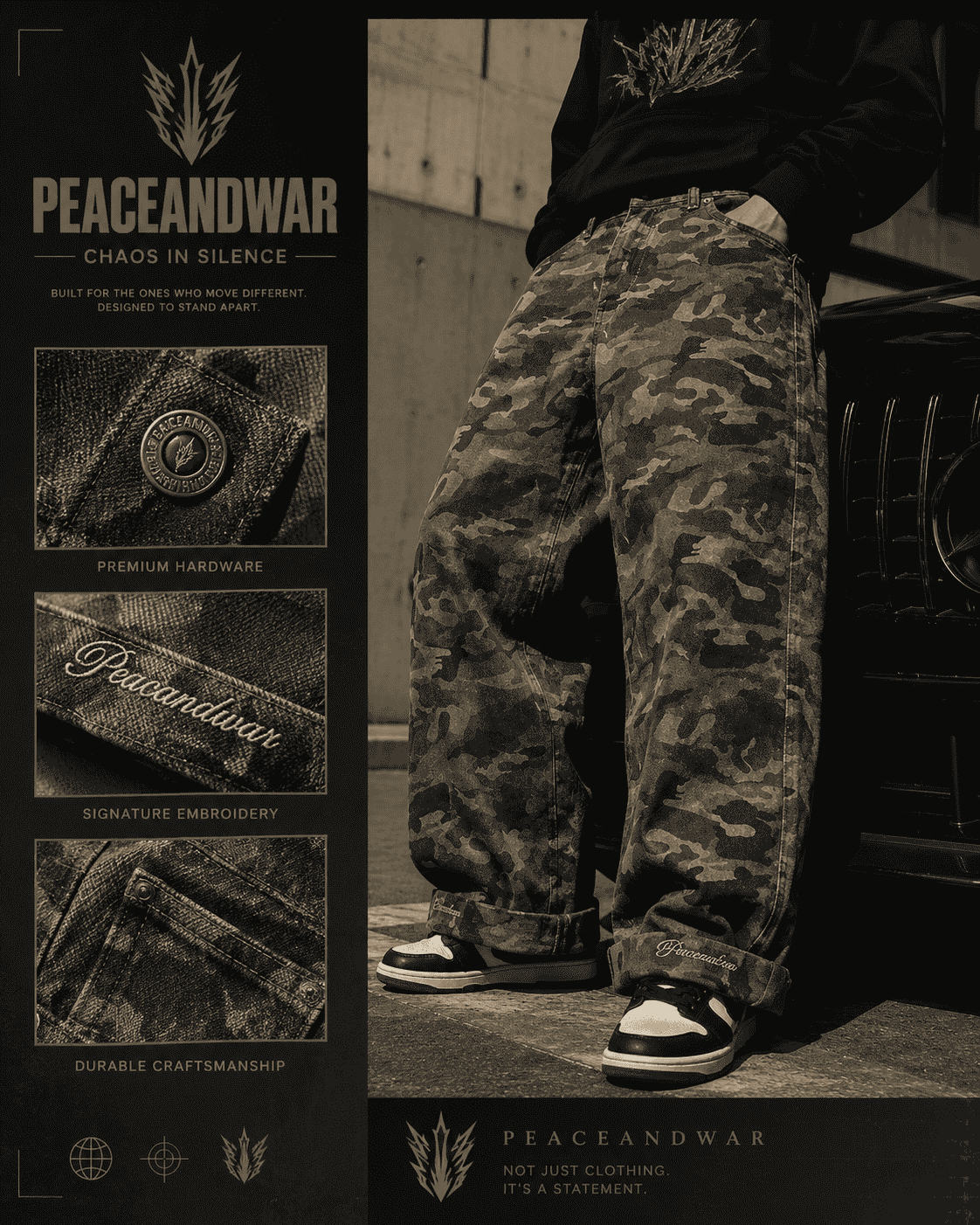 Peaceinwar Denim That Blends Modern Fashion