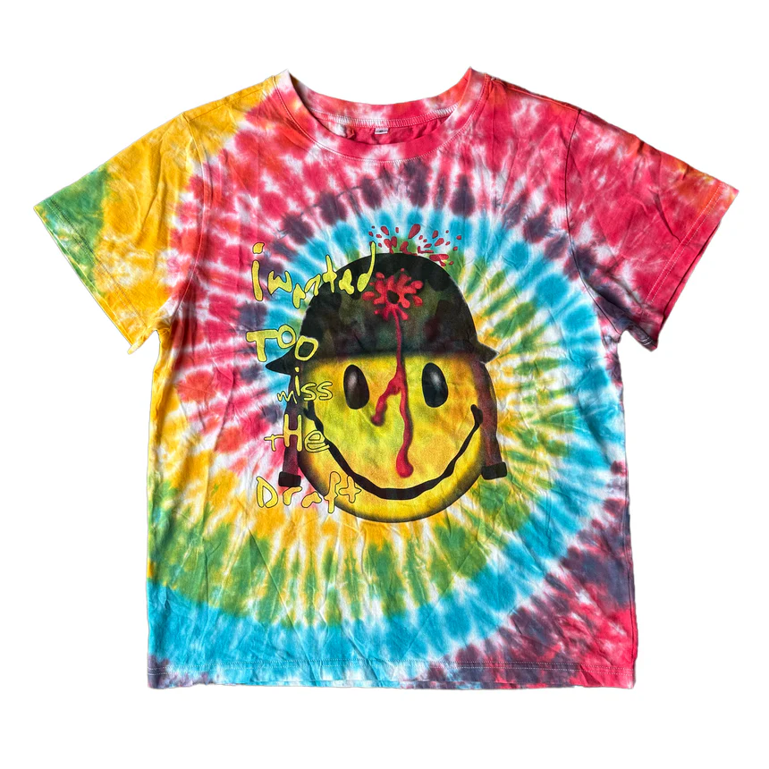 Peace in war “Draft” Tie Dye T-Shirt Peace in war “Draft” Tie Dye T-Shirt