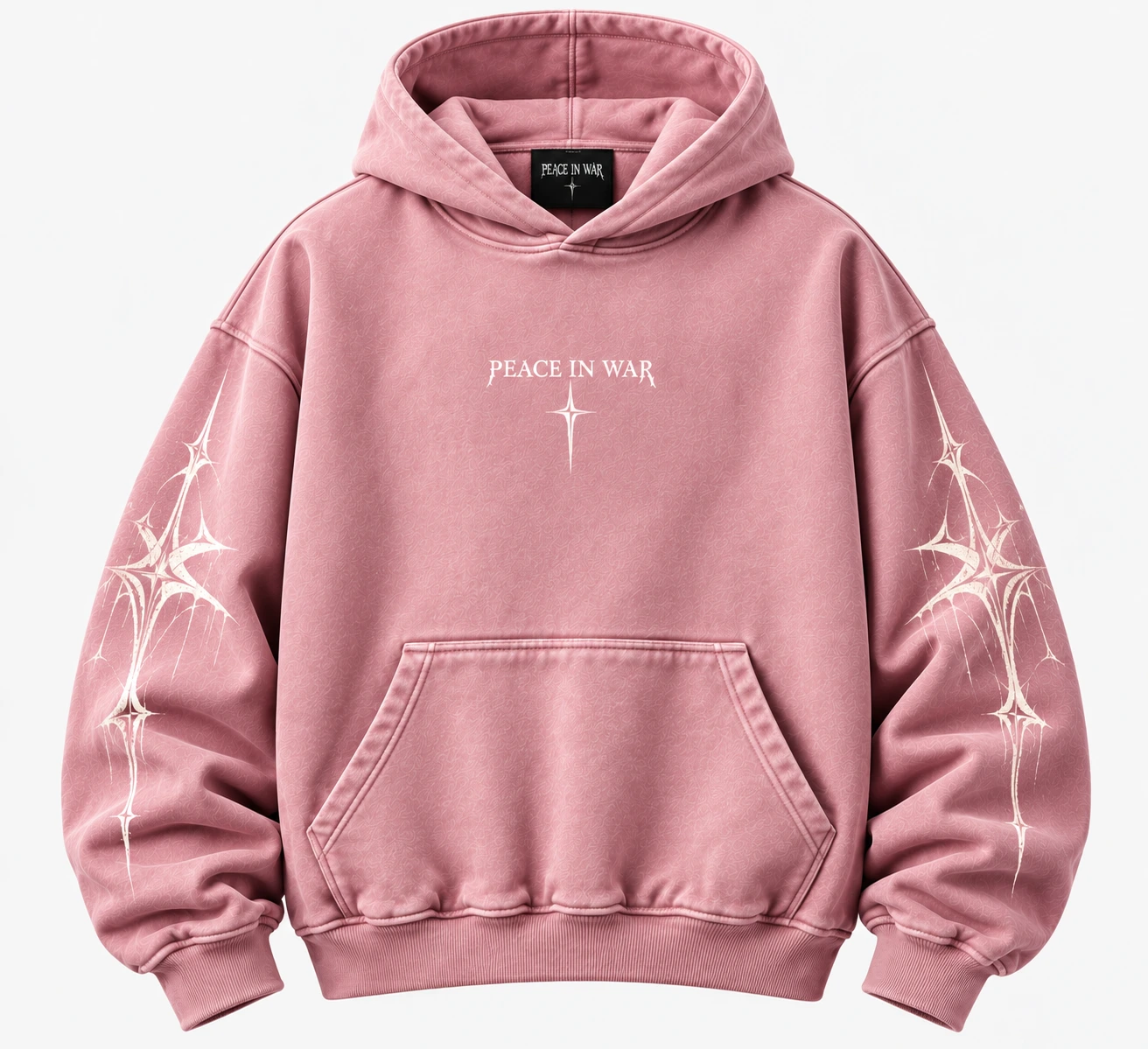 8b09da6b-fbbf-4b07-9bd7-dde06aa6 Peace In War Halo Thorn Oversized Hoodie Dusty Rose