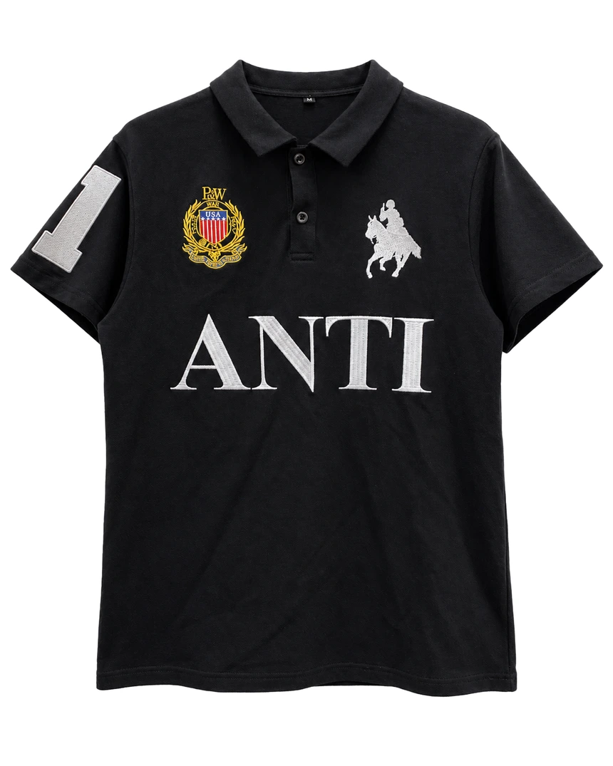 PEACE IN WAR ANTI POLO (BLACK) PEACE IN WAR ANTI POLO (BLACK)