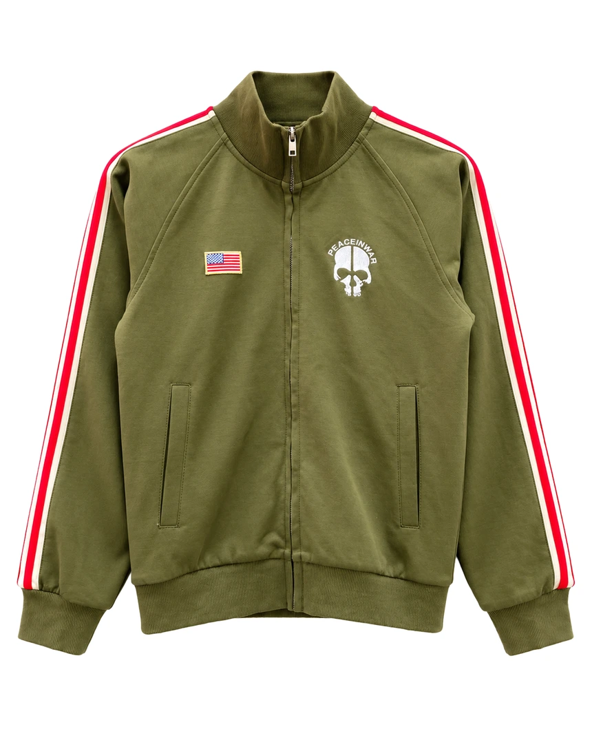 PEACE IN WAR BOOTCAMP TRACK JACKET PEACE IN WAR BOOTCAMP TRACK JACKET